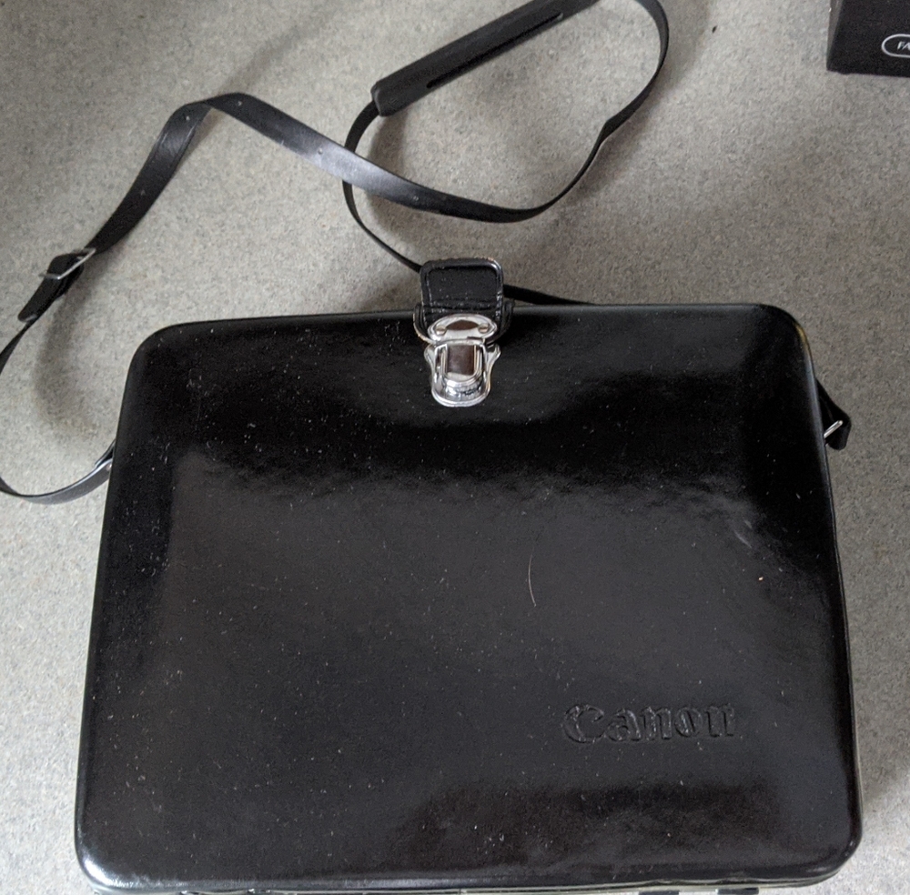 SOLD Vintage Canon Camera Hard Shell Carrying Case